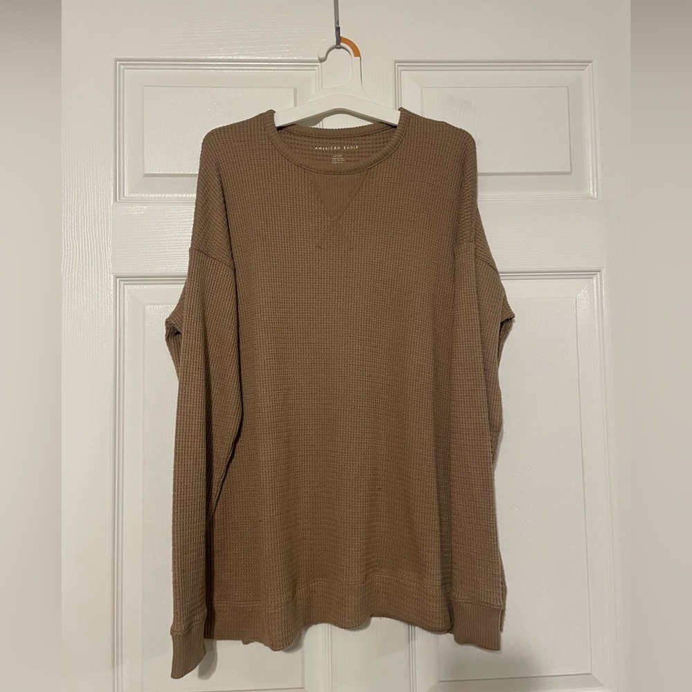 Waffle Knit Sweater Tee